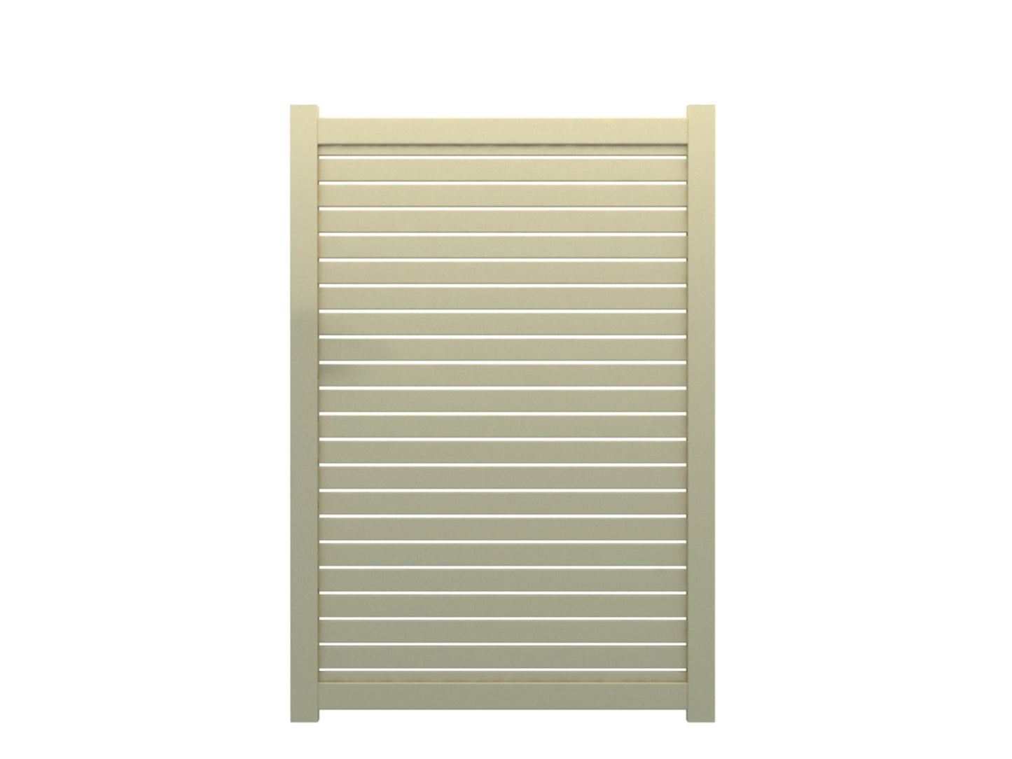 DIY Horizontal Maxi Slat Gate - No Lock (1800mm high x 1500mm wide)