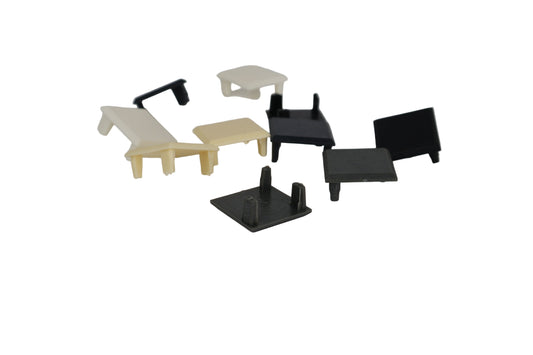 Plastic Caps for 30x30 U Channel for DIY Maxi Horizontal Slat