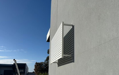 DIY Horizontal Slat Window Privacy Screen (1800mm high x 2500mm wide)