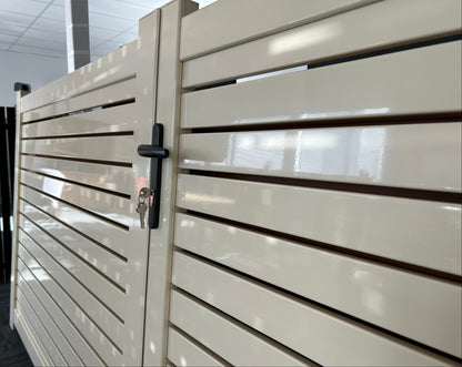 Double DIY Horizontal Maxi Slat Gate (1800mm high x 3000mm wide)