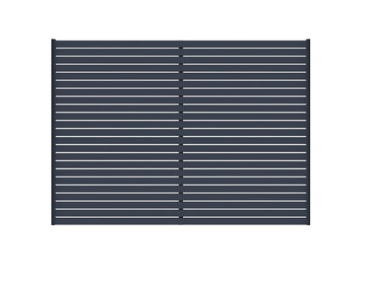 DIY Horizontal Maxi Slat Panel (1800mm high x 2400mm wide)