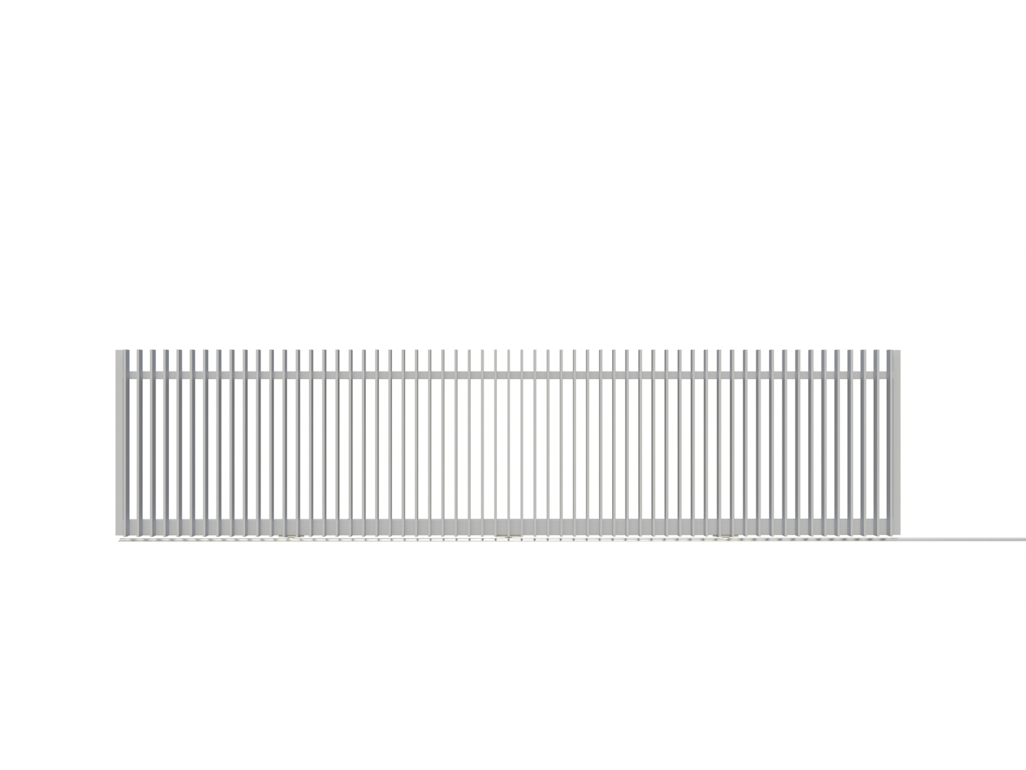 Aluminium Mini Blade Sliding Gate Package