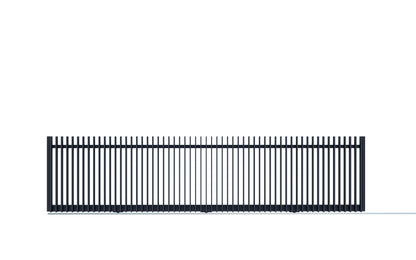 Aluminium Mini Blade Sliding Gate Package