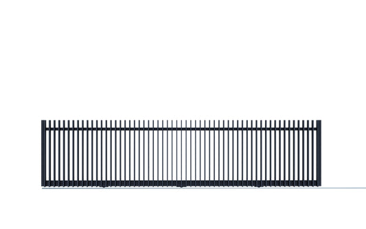 Aluminium Mini Blade Sliding Gate Package