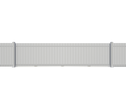 Aluminium Mini Picket Sliding Gate Package