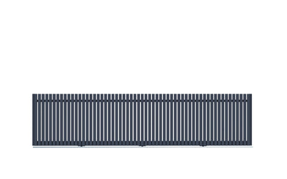 Aluminium Mini Picket Sliding Gate Package