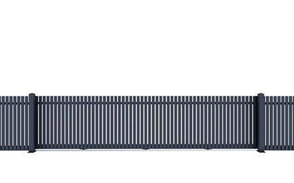 Aluminium Mini Picket Sliding Gate Package