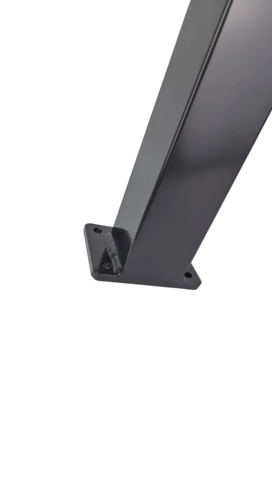 Aluminium Off Set Post Flanged 76mm x 76mm