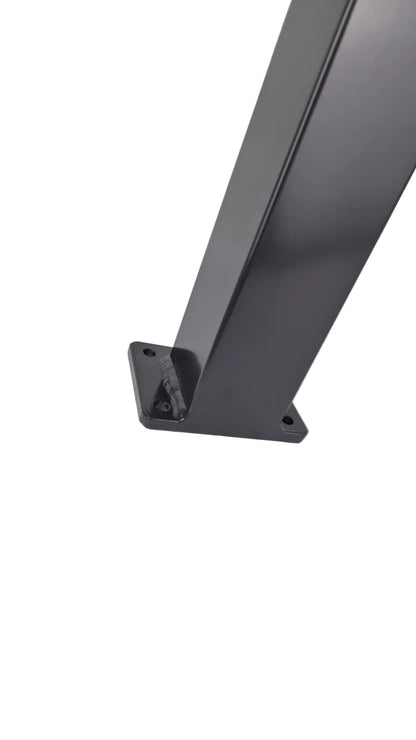 Aluminium Off Set Post Flanged 76mm x 76mm