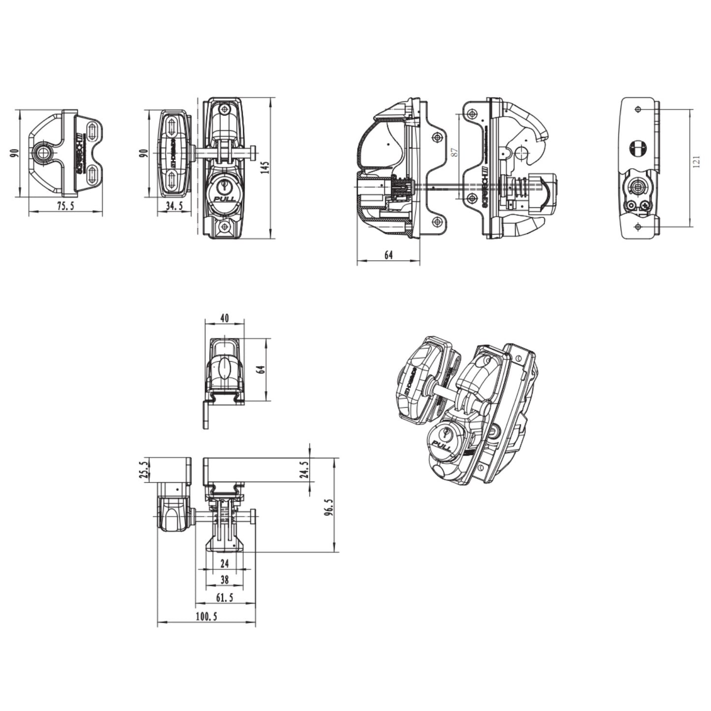 Safe Tech Slim Viper Latch