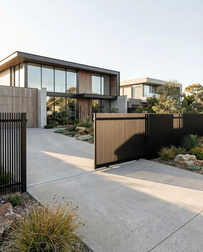 Aluminium Mini Blade Sliding Gate Package