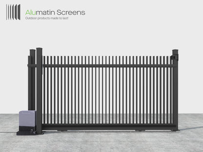 Aluminium Mini Blade Sliding Gate Package