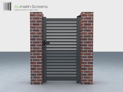DIY Horizontal Maxi Slat Gate (1800mm high x 1500mm wide)