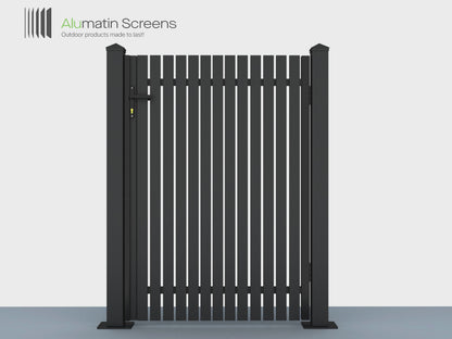 Aluminium Mini Picket Gate-Right Side Handle